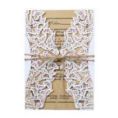 Vellum Paper Invitation Card Wedding Supplies Butterfly Invitation  Wholesale